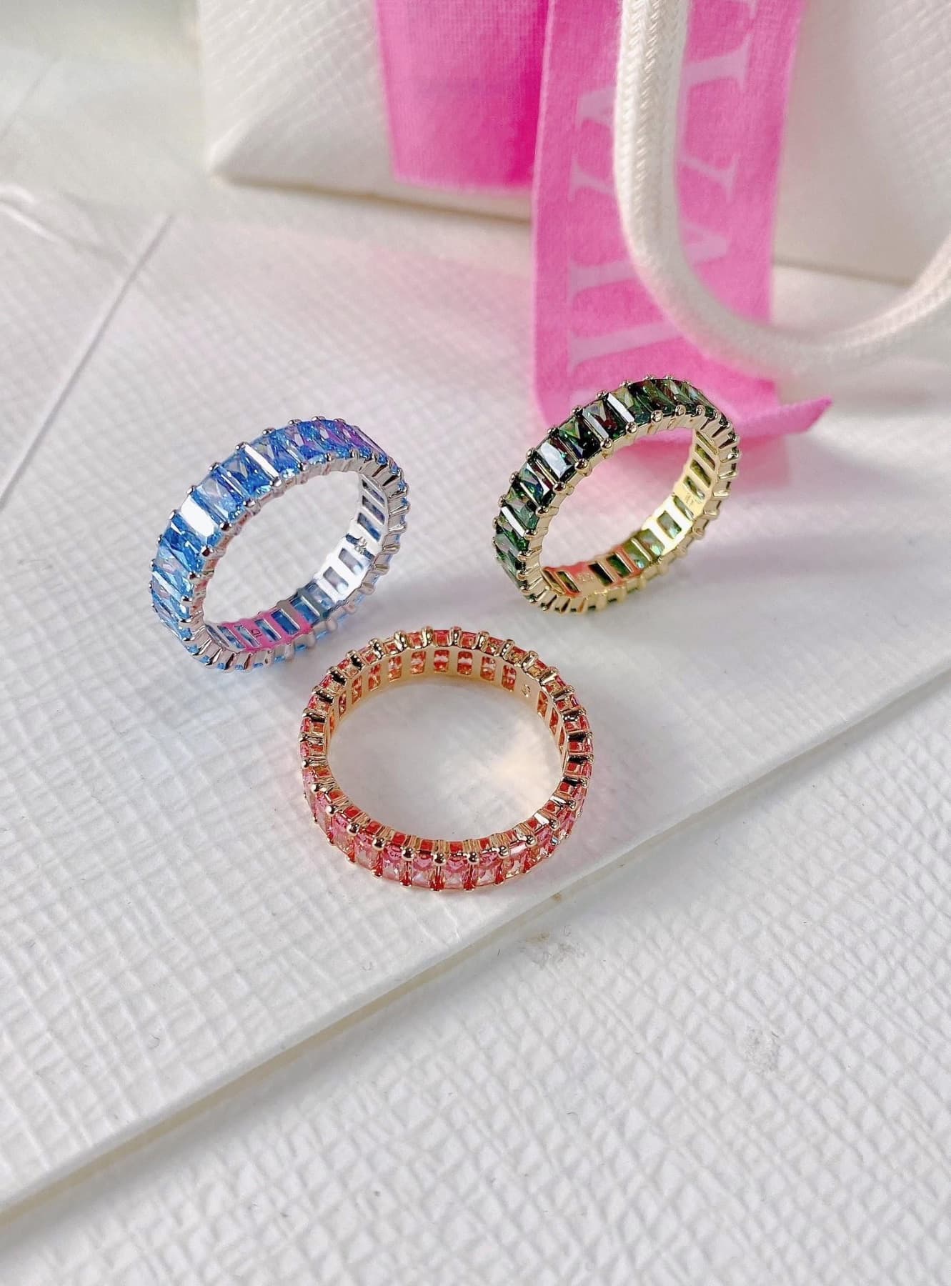 Nhẫn matrix dày 4 màu (order)